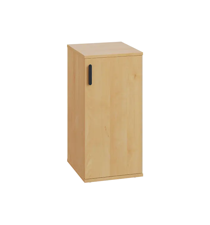 LN 2 - 3D kancelářská skříň, 1-dveřová, pravá, 750x360x400, javor horský